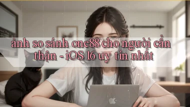 ảnh so sánh one88 cho người cẩn thận   iOS 16 uy tín nhất