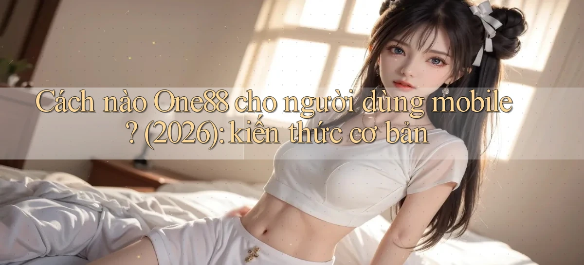 Cách nào One88 cho người dùng mobile (2026) kiến thức cơ bản