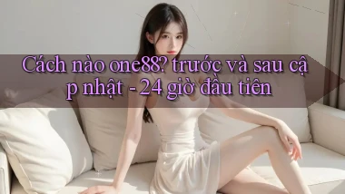 Cách nào one88 trước và sau cập nhật   24 giờ đầu tiên