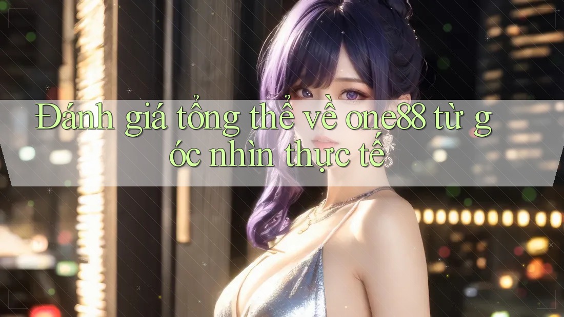 Đánh giá tổng thể về one88 từ góc nhìn thực tế