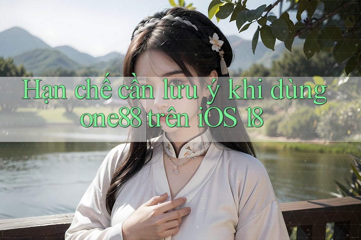 Hạn chế cần lưu ý khi dùng one88 trên iOS 18