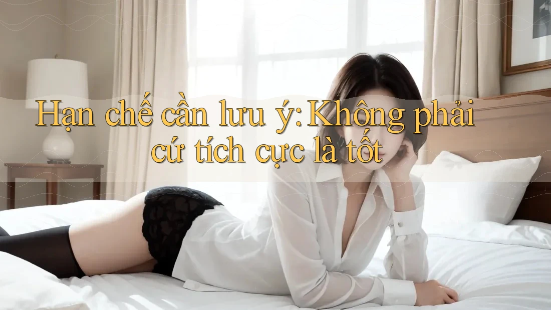 Hạn chế cần lưu ý: Không phải cứ tích cực là tốt Hạn chế cần lưu ý: Không phải cứ tích cực là tốt