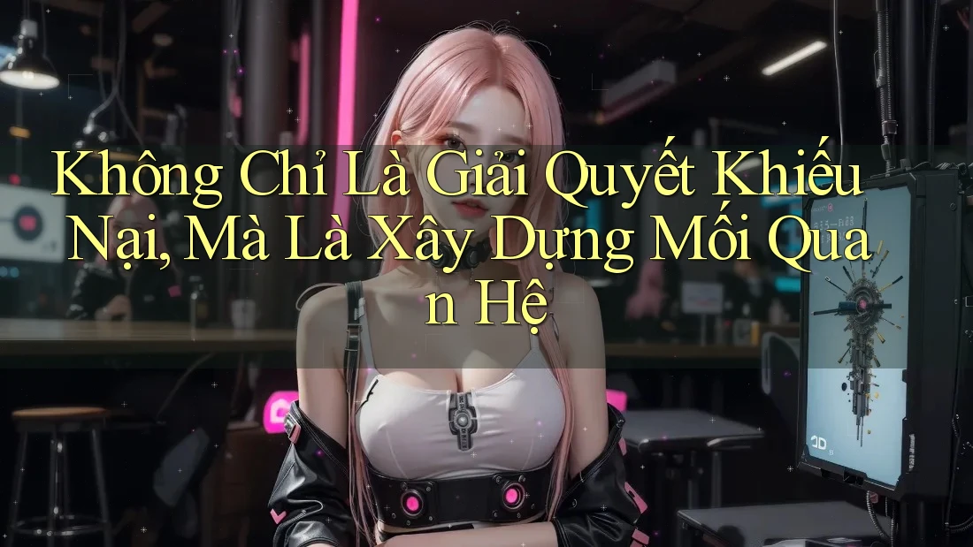 Không Chỉ Là Giải Quyết Khiếu Nại, Mà Là Xây Dựng Mối Quan Hệ Không Chỉ Là Giải Quyết Khiếu Nại, Mà Là Xây Dựng Mối Quan Hệ