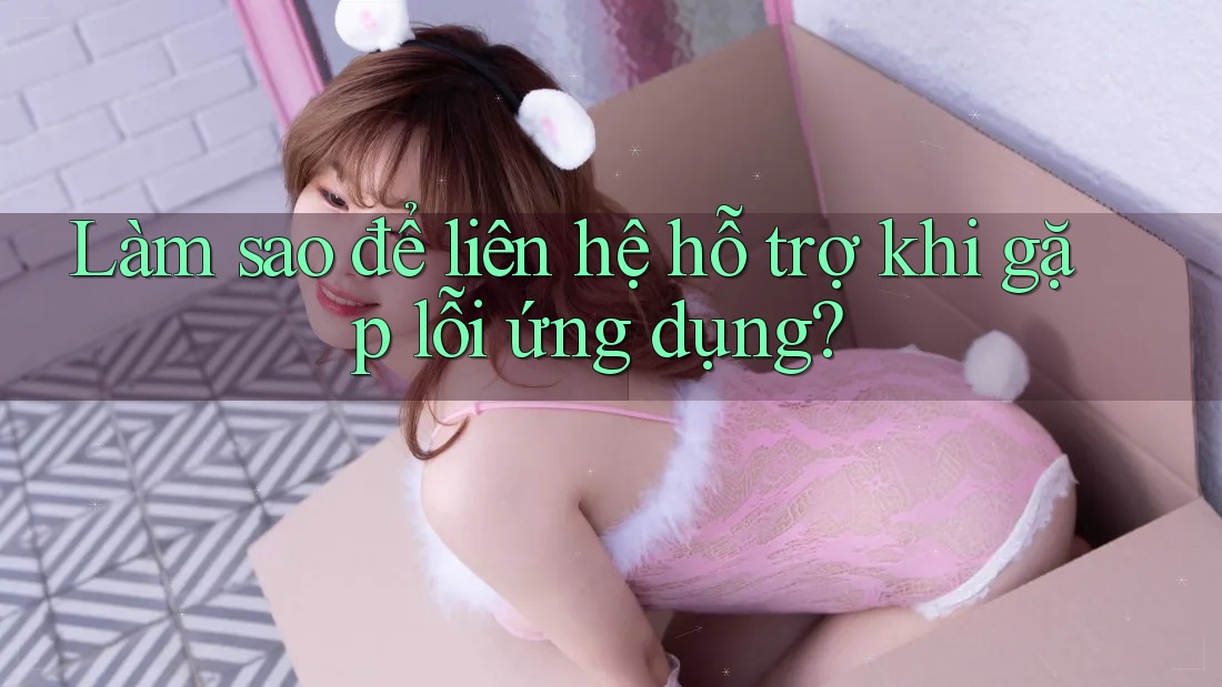 Làm sao để liên hệ hỗ trợ khi gặp lỗi ứng dụng?