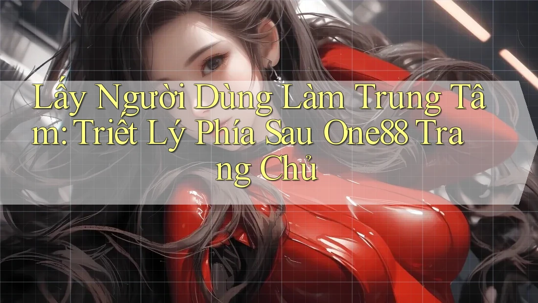 Lấy Người Dùng Làm Trung Tâm: Triết Lý Phía Sau One88 Trang Chủ