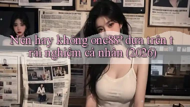 Nên hay không one88 dựa trên trải nghiệm cá nhân (2026)