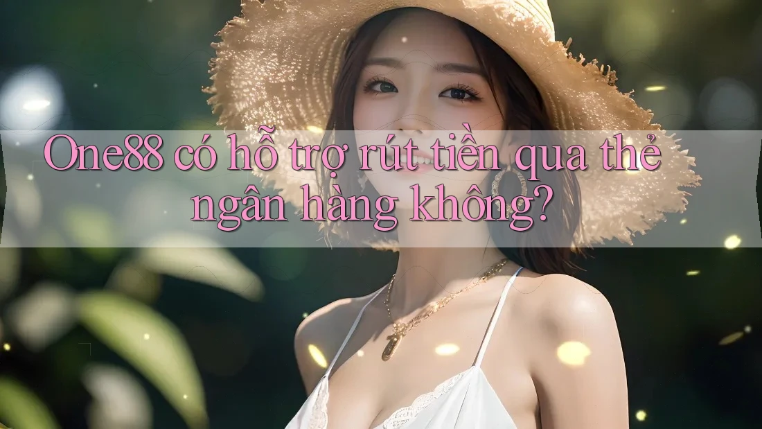 One88 có hỗ trợ rút tiền qua thẻ ngân hàng không?