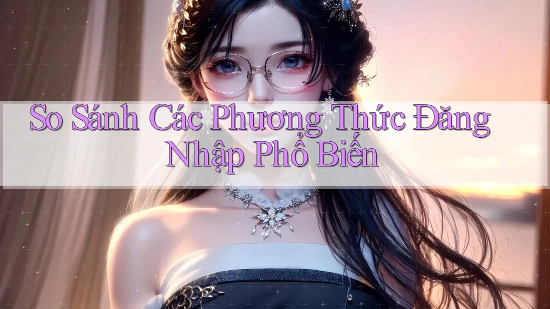 So Sánh Các Phương Thức Đăng Nhập Phổ Biến So Sánh Các Phương Thức Đăng Nhập Phổ Biến