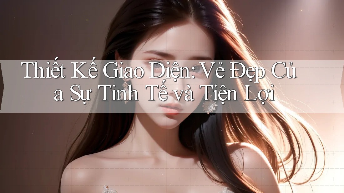 Thiết Kế Giao Diện: Vẻ Đẹp Của Sự Tinh Tế và Tiện Lợi Thiết Kế Giao Diện: Vẻ Đẹp Của Sự Tinh Tế và Tiện Lợi