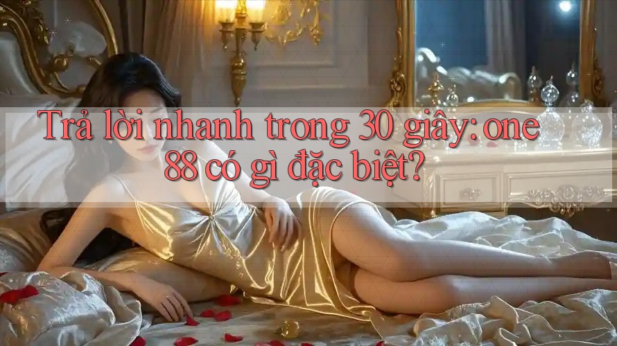 Trả lời nhanh trong 30 giây: one88 có gì đặc biệt? Trả lời nhanh trong 30 giây: one88 có gì đặc biệt?