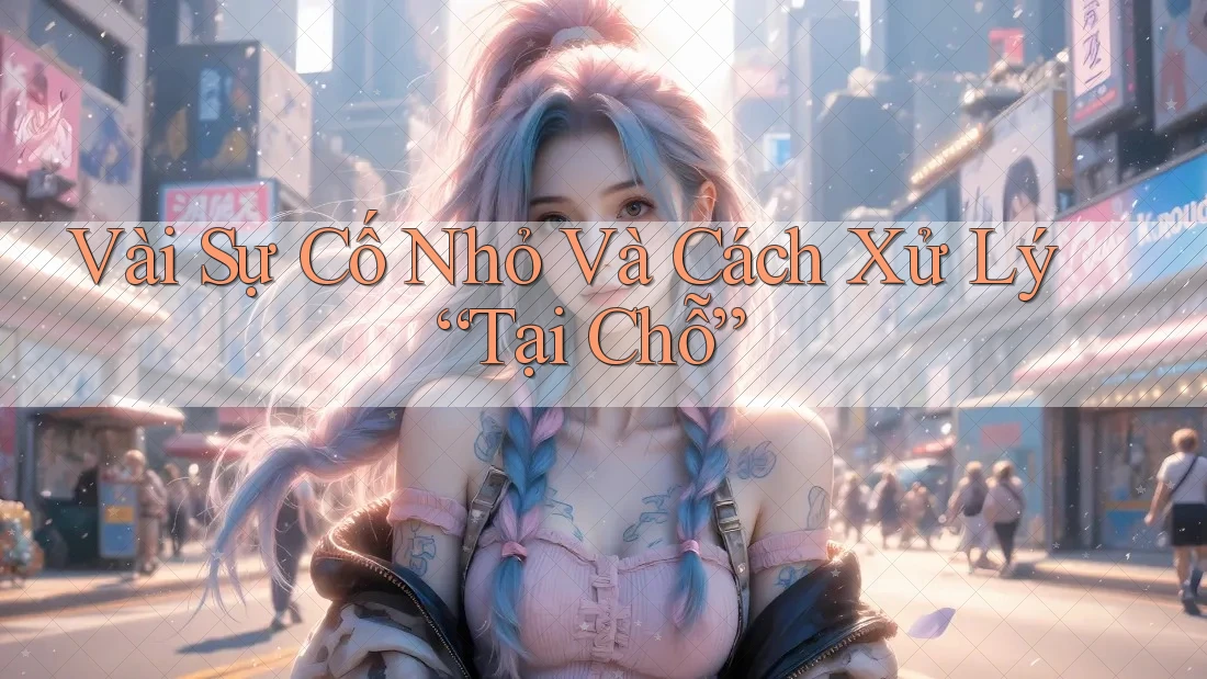 Vài Sự Cố Nhỏ Và Cách Xử Lý “Tại Chỗ” Vài Sự Cố Nhỏ Và Cách Xử Lý “Tại Chỗ”