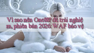 Vì sao nên One88 để trải nghiệm, phiên bản 2026 WAF bảo vệ
